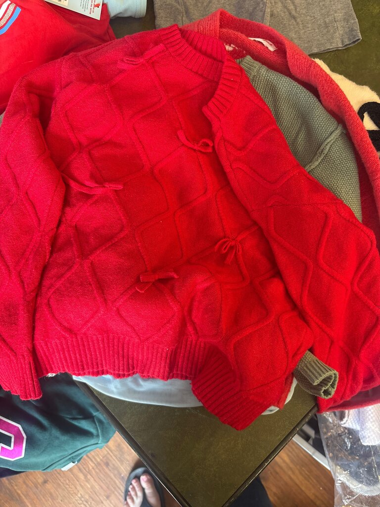 Red Knitted Sweater