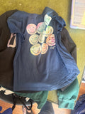 Children's Navy Smiley Face T-Shirt