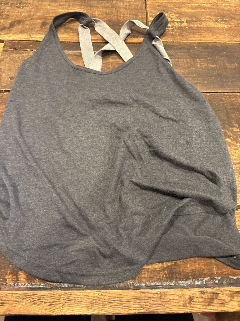 Women's Gray Athletic Tank Top