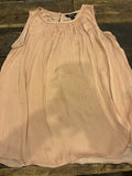 Peach Sleeveless Blouse