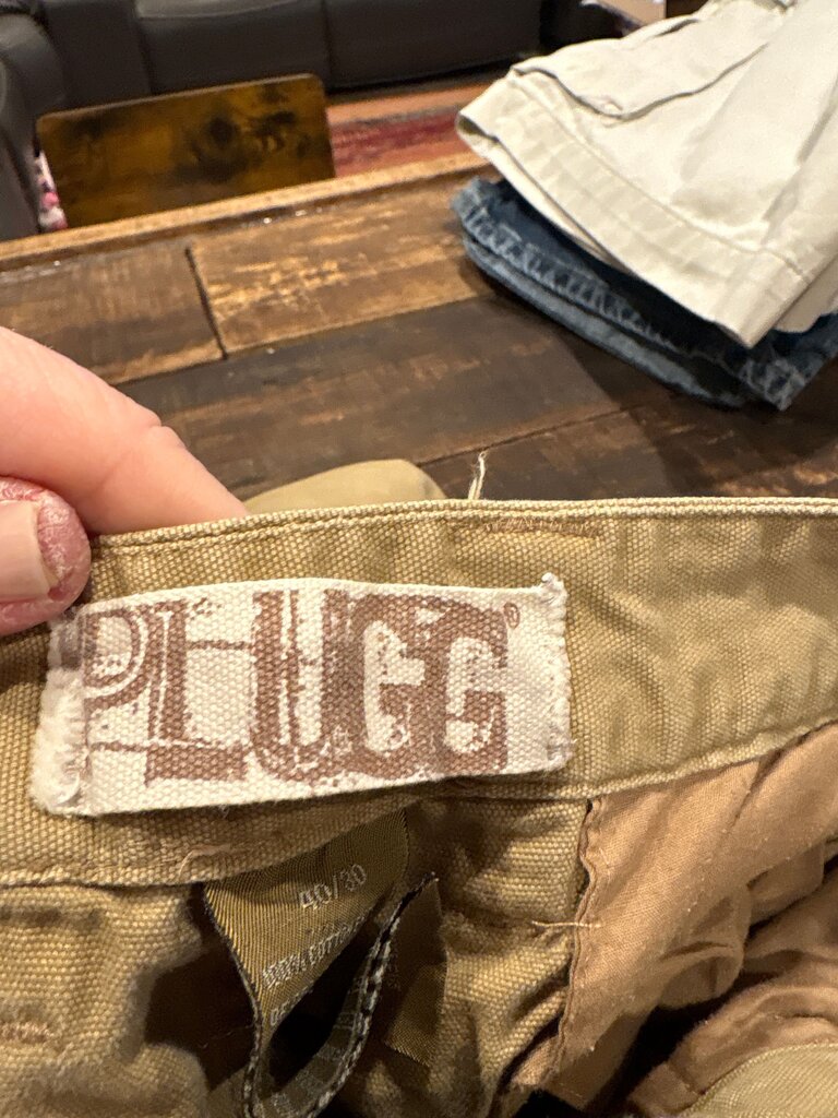 Plugg Men's Khaki Cargo Pants