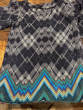 Women's Geometric Print Tunic Top