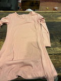 Soft Pink Long Sleeve Dress