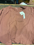AVA & VIV Women's V-Neck Top