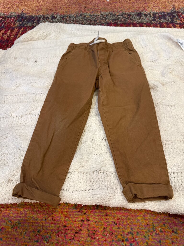 Brown Casual Pants