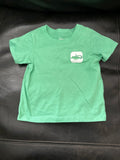 Green T-Shirt with Animal Print