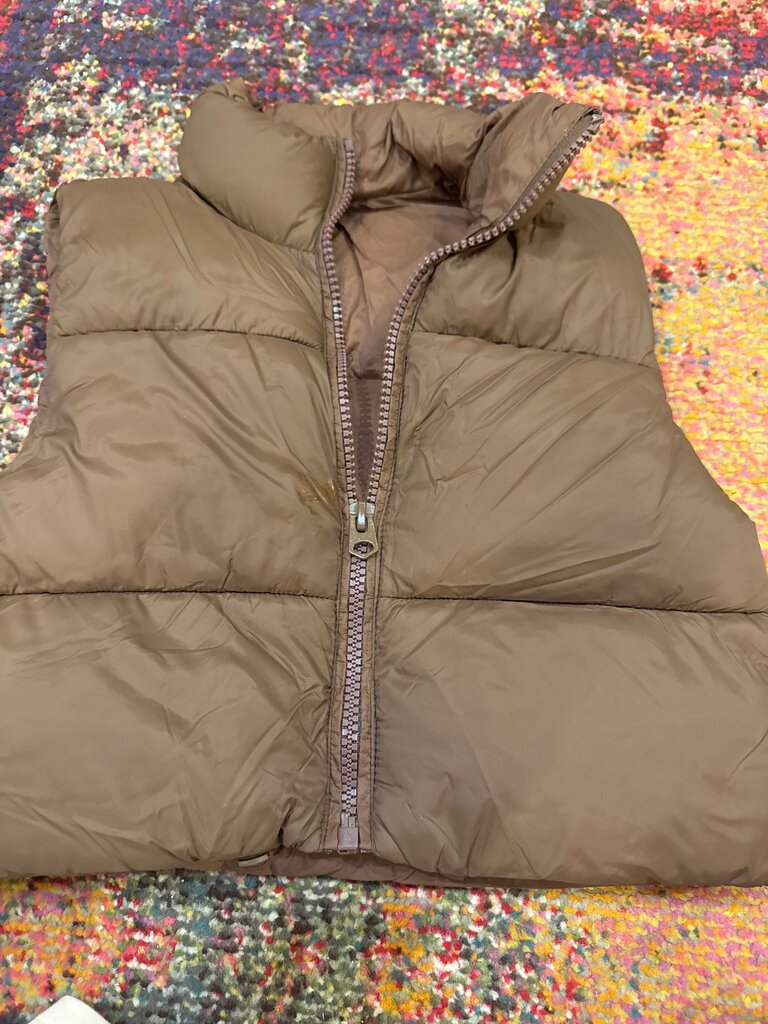 Brown Puffer Vest