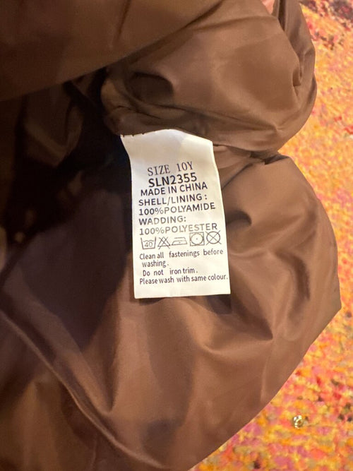 Brown Puffer Vest