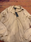Rachel Zoe Tan Button-Up Blouse
