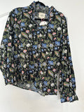 Umgee Floral Print Button-Up Blouse