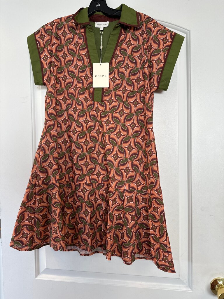 Entro Floral Print Dress