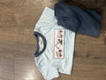 Boys' Striped T-Shirt and Shorts Set construction