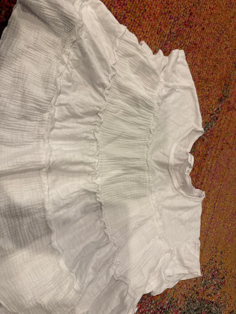 Altar'd State White Ruffled Dress