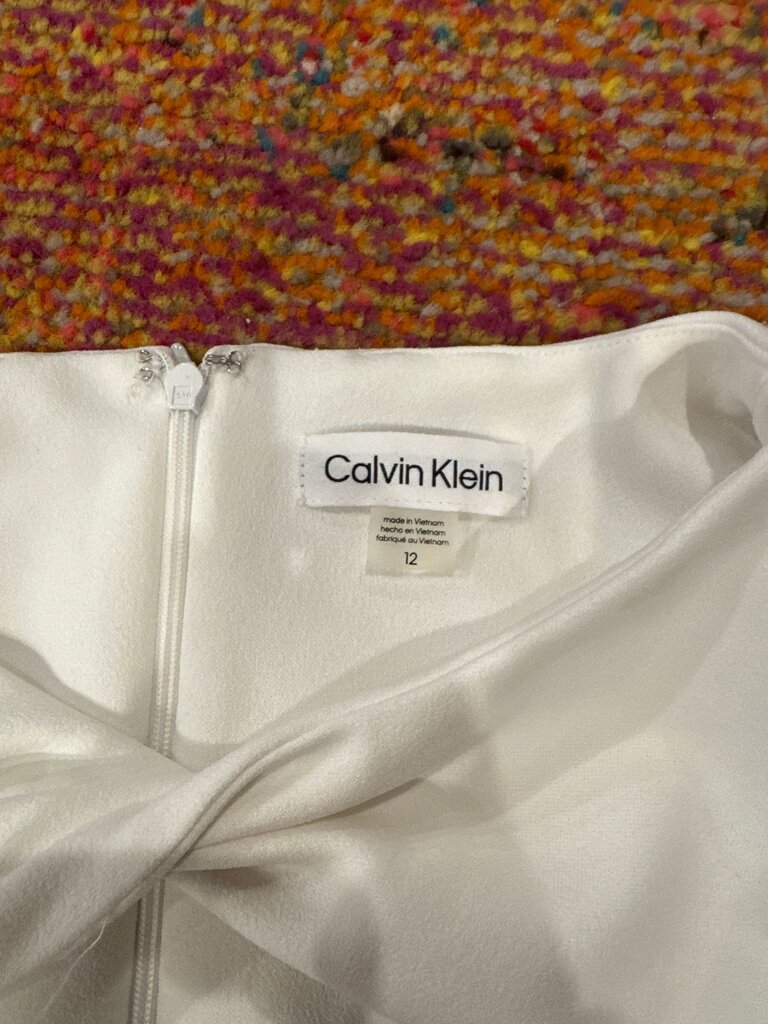 Calvin Klein Women's White Dress