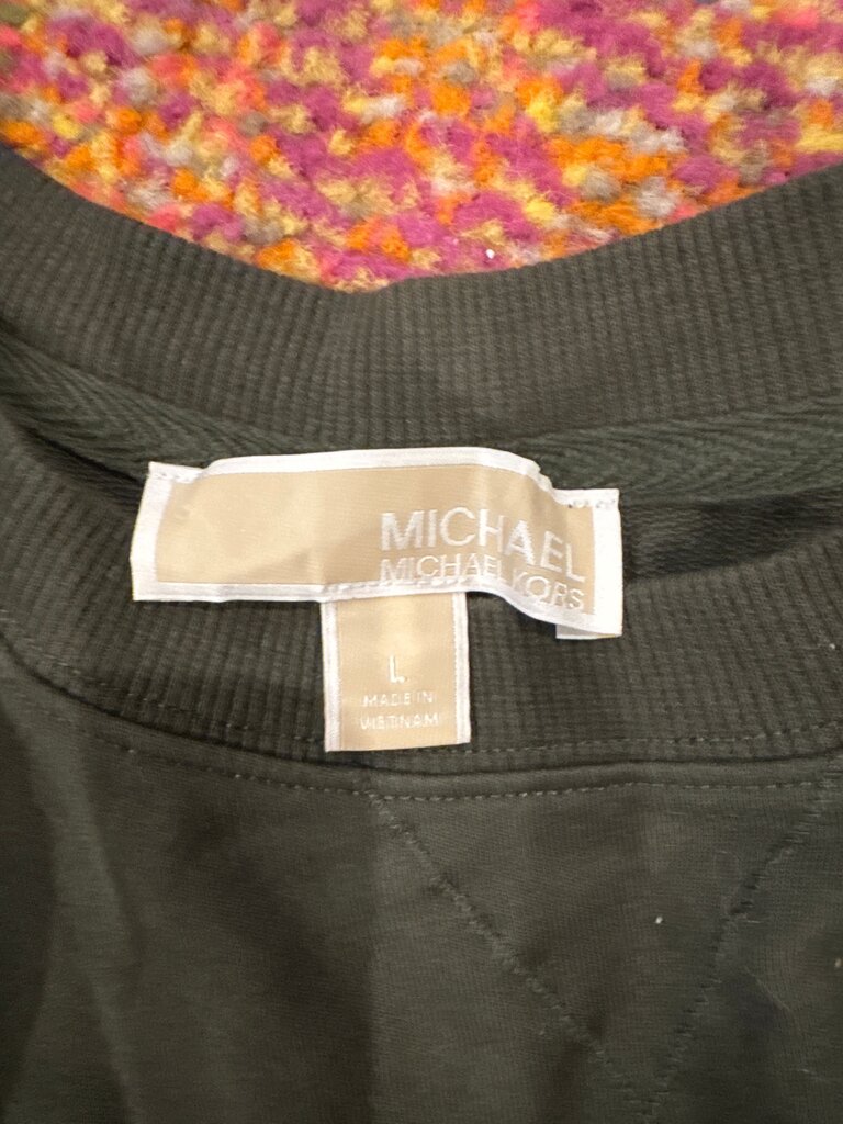 Michael Kors Long Sleeve Knotted Top