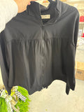 Women's Black Zip-Up Jacket
