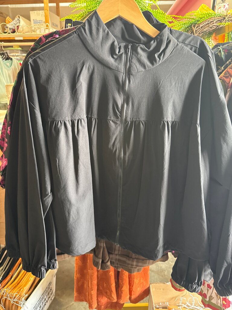 Black Zip-Up Jacket