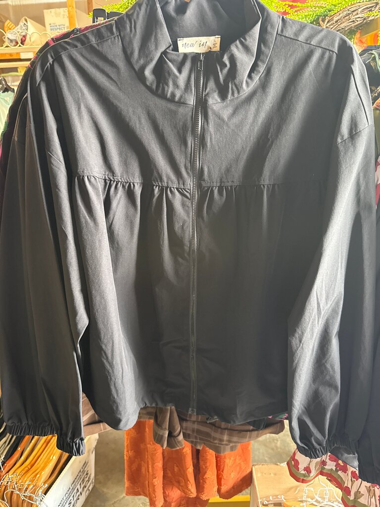 Black Zip-Up Jacket