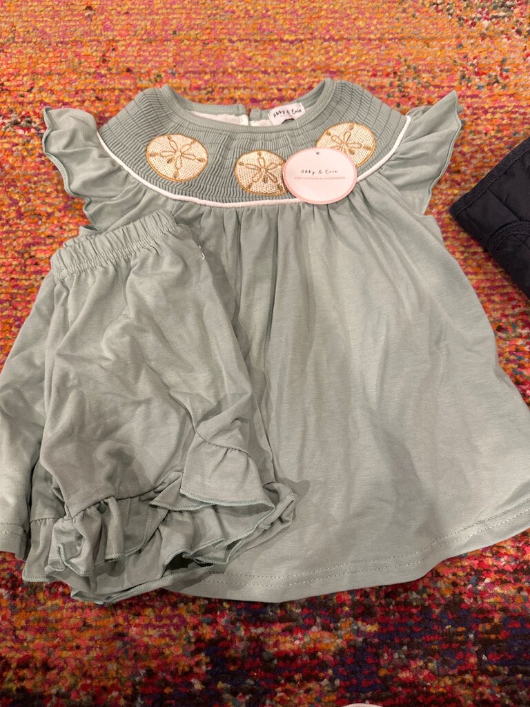 Abby & Erin Toddler Girls' Ruffled Top with Bloomers