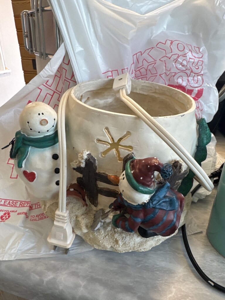 Snowman and Elf Christmas Decorative Light