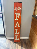Fall Welcome Sign