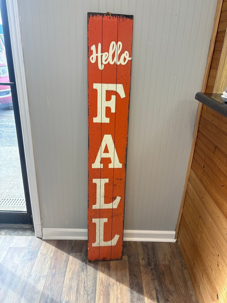 Fall Welcome Sign