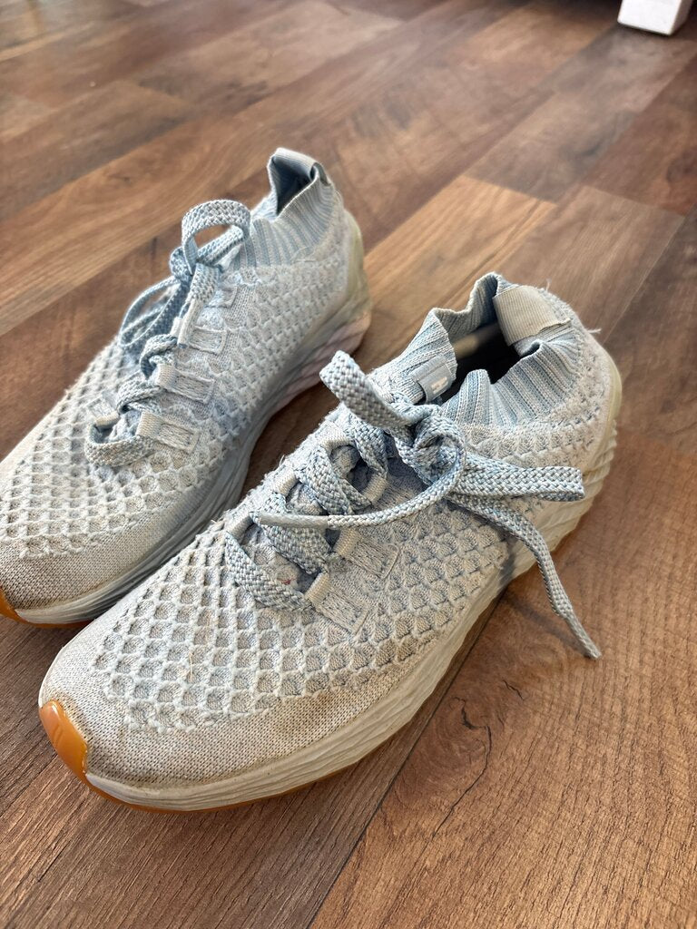 Light Blue Knitted Sneakers