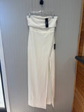 Lulus White Strapless Maxi Dress