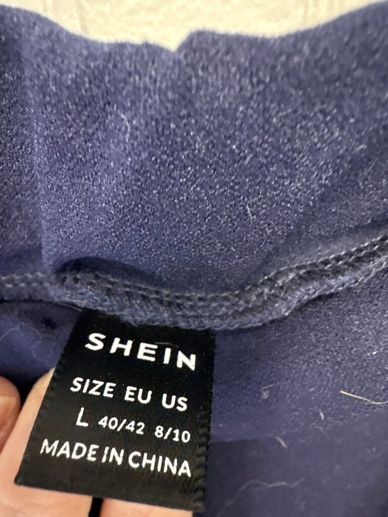 Shein Women's Navy Blue Trousers