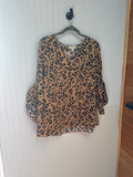 Charlie Paige Leopard Print Blouse