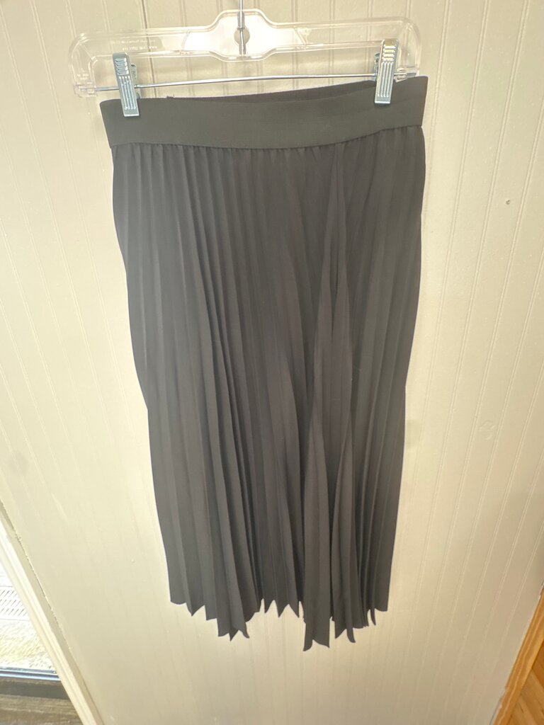 Pleated Black Skirt