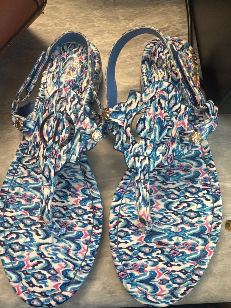 Colorful Floral Pattern Sandals