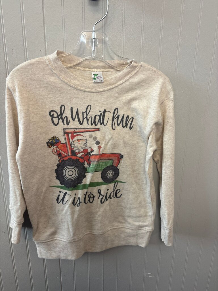 Santa Tractor Sweatshirt