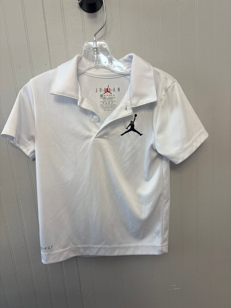 Jordan Boys White Polo Shirt