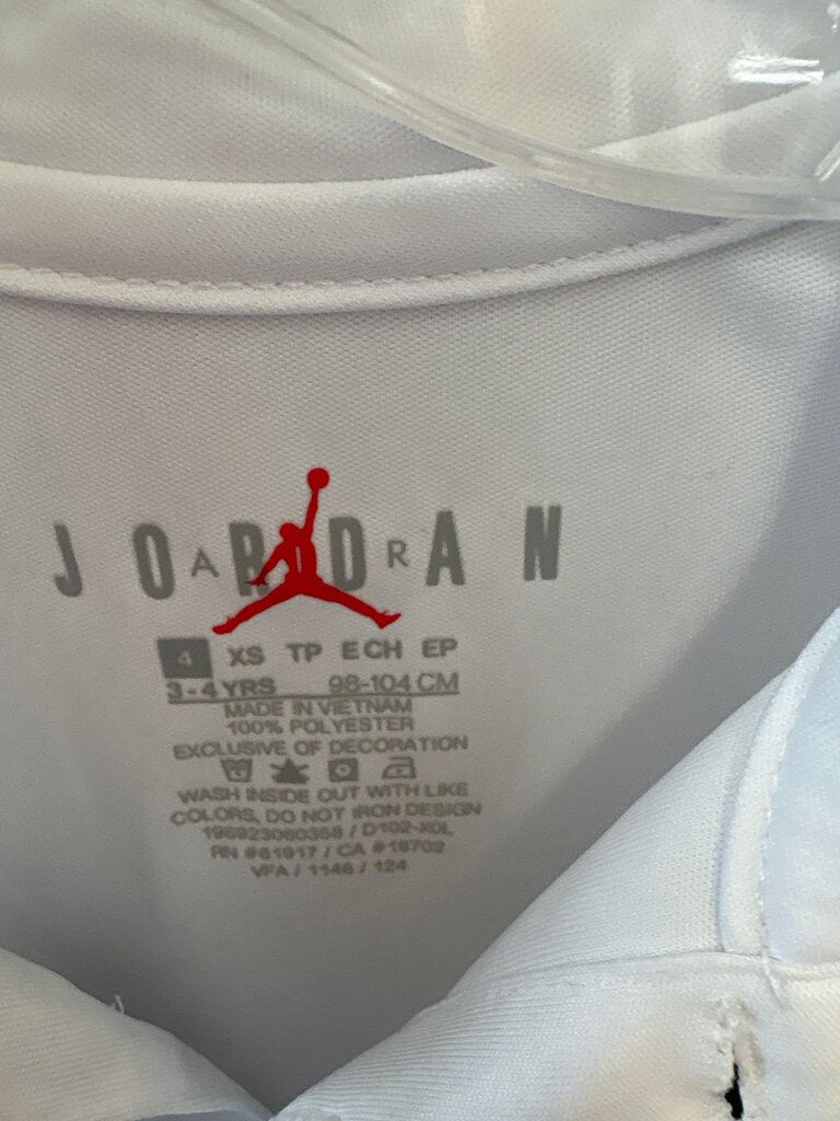 Jordan Boys White Polo Shirt