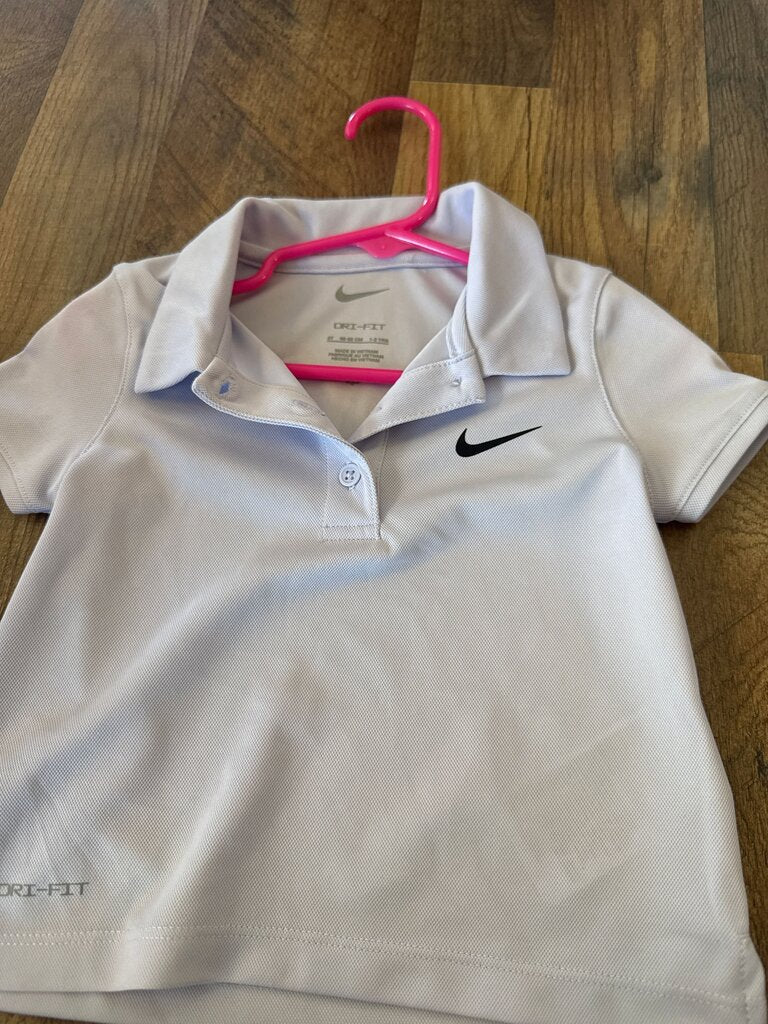 Nike Dri-FIT White Polo Shirt