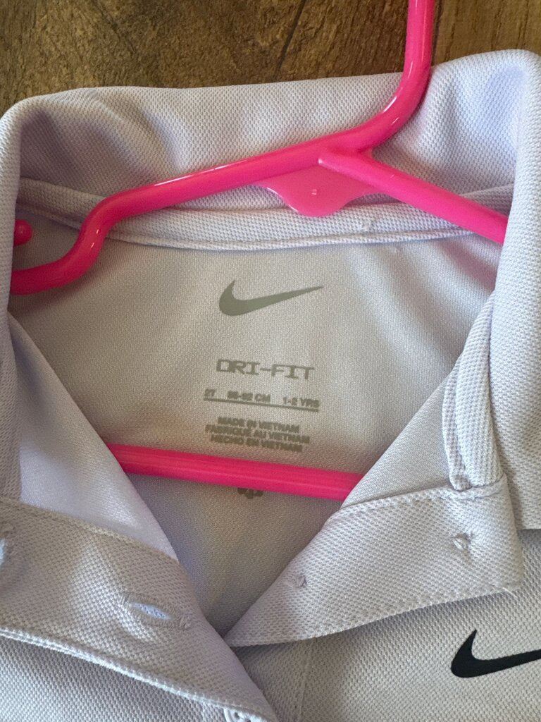 Nike Dri-FIT White Polo Shirt