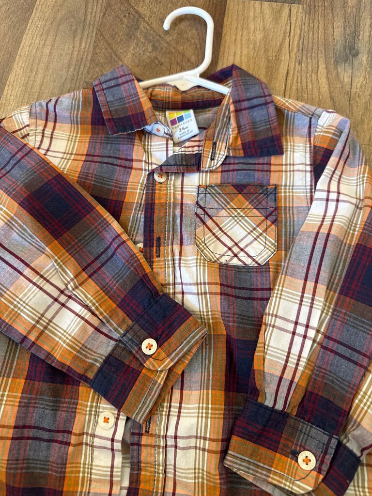 Healthtex Plaid Long Sleeve Shirt