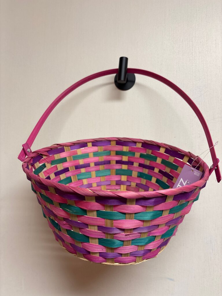 Colorful Woven Hanging Basket