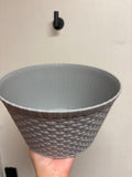 Gray Woven Storage Basket