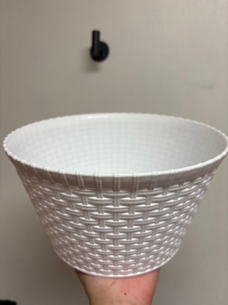 White Woven Decorative Bowl