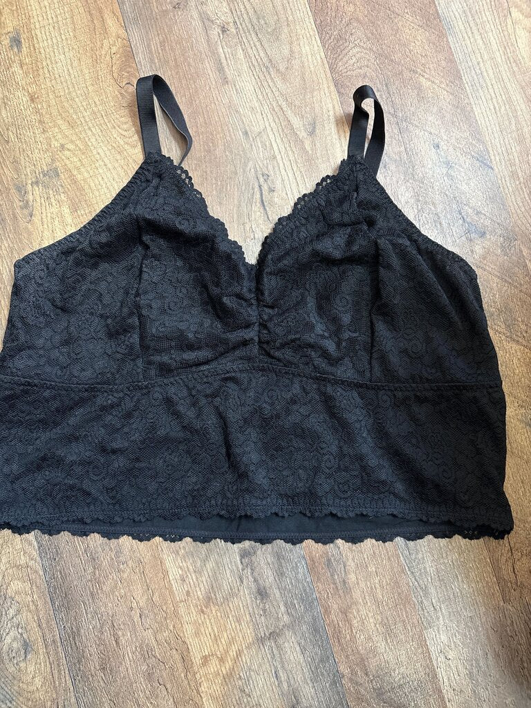 Curvy Studio Black Lace Bralette