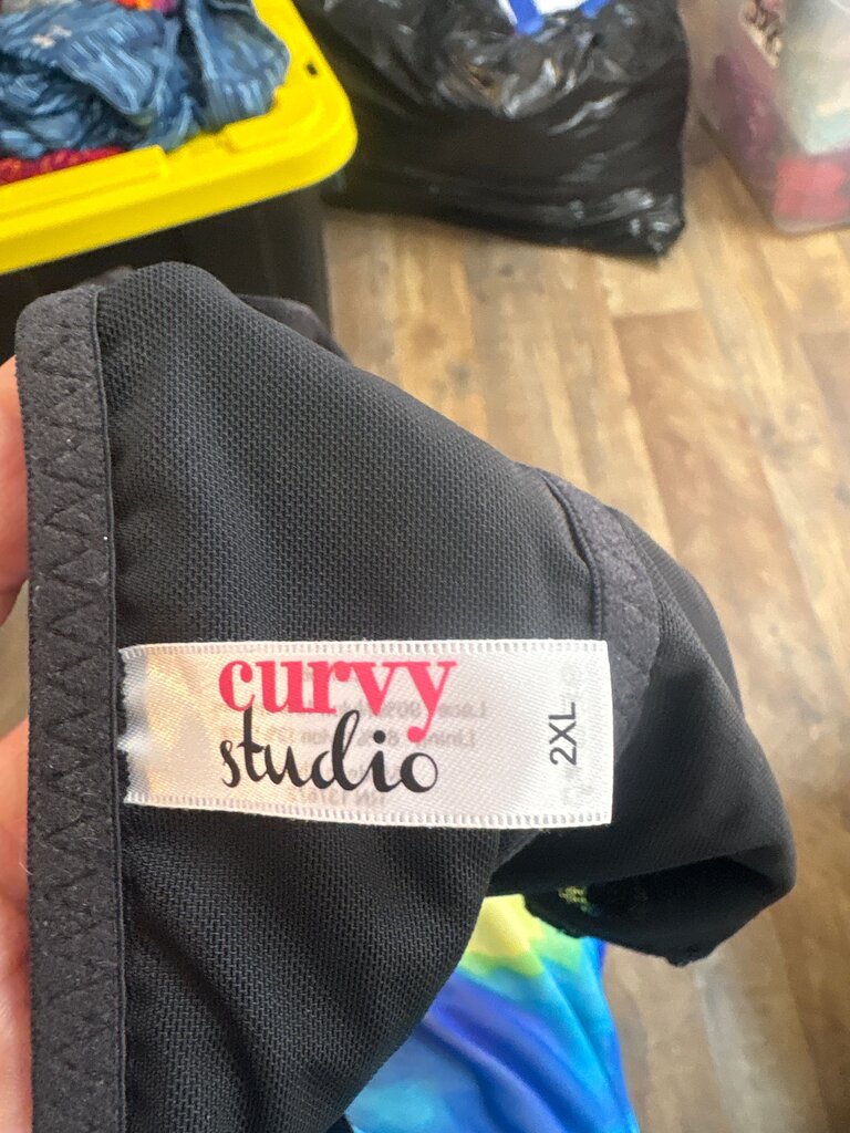 Curvy Studio Black Lace Bralette