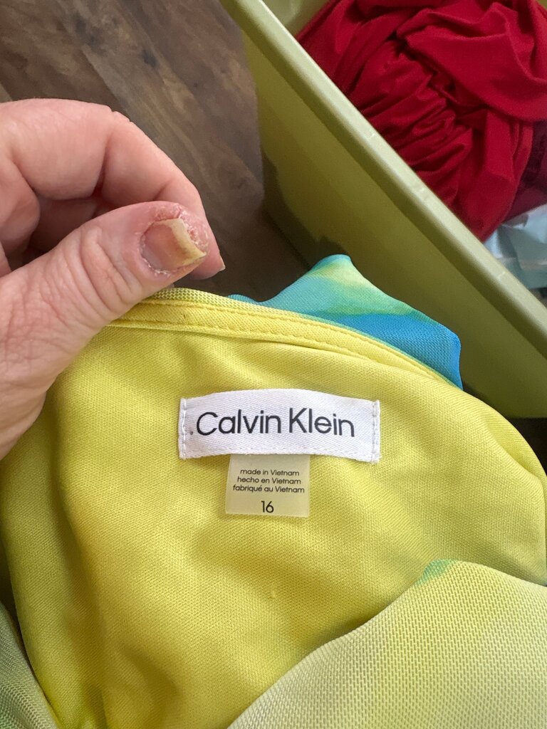 Calvin Klein Tie-Dye Dress