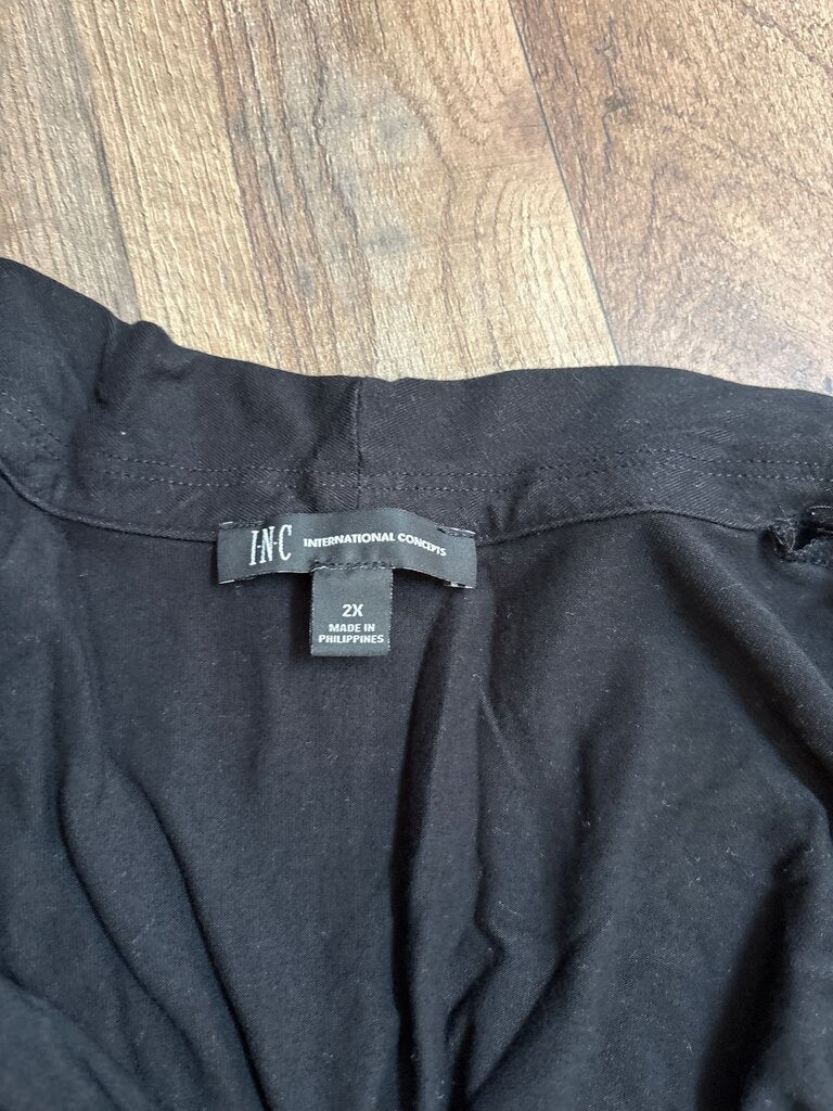 I.N.C. International Concepts Black Tank Top