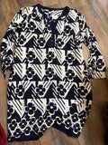 Crown & Ivy Navy Floral Tunic Dress