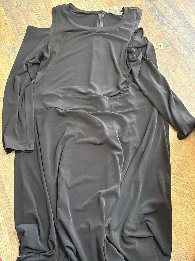 Michael Kors Black Cold Shoulder Dress