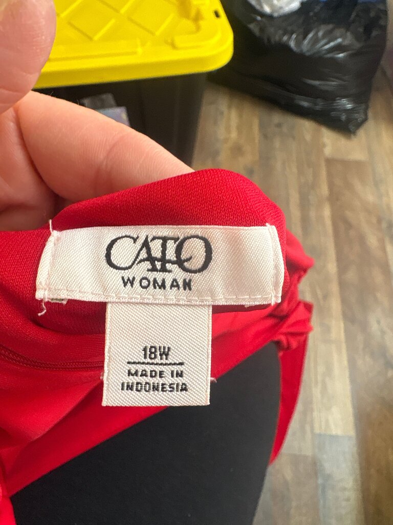 Cato Women's Red Maxi Dress