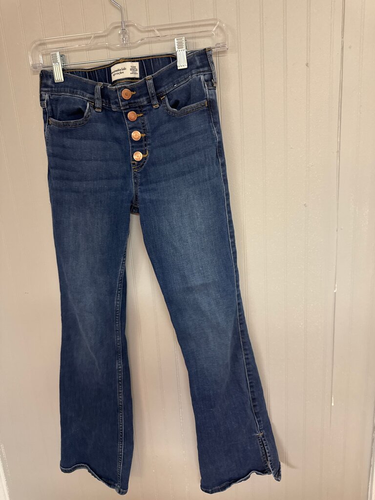 Abercrombie Kids High-Rise Flare Jeans