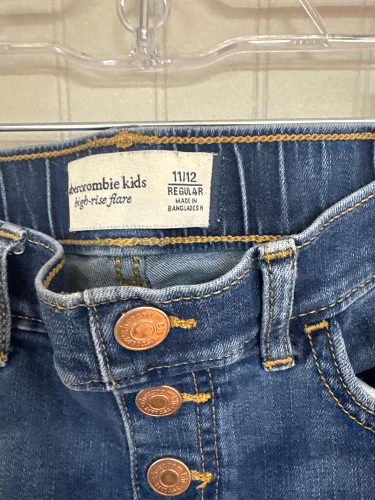 Abercrombie Kids High-Rise Flare Jeans